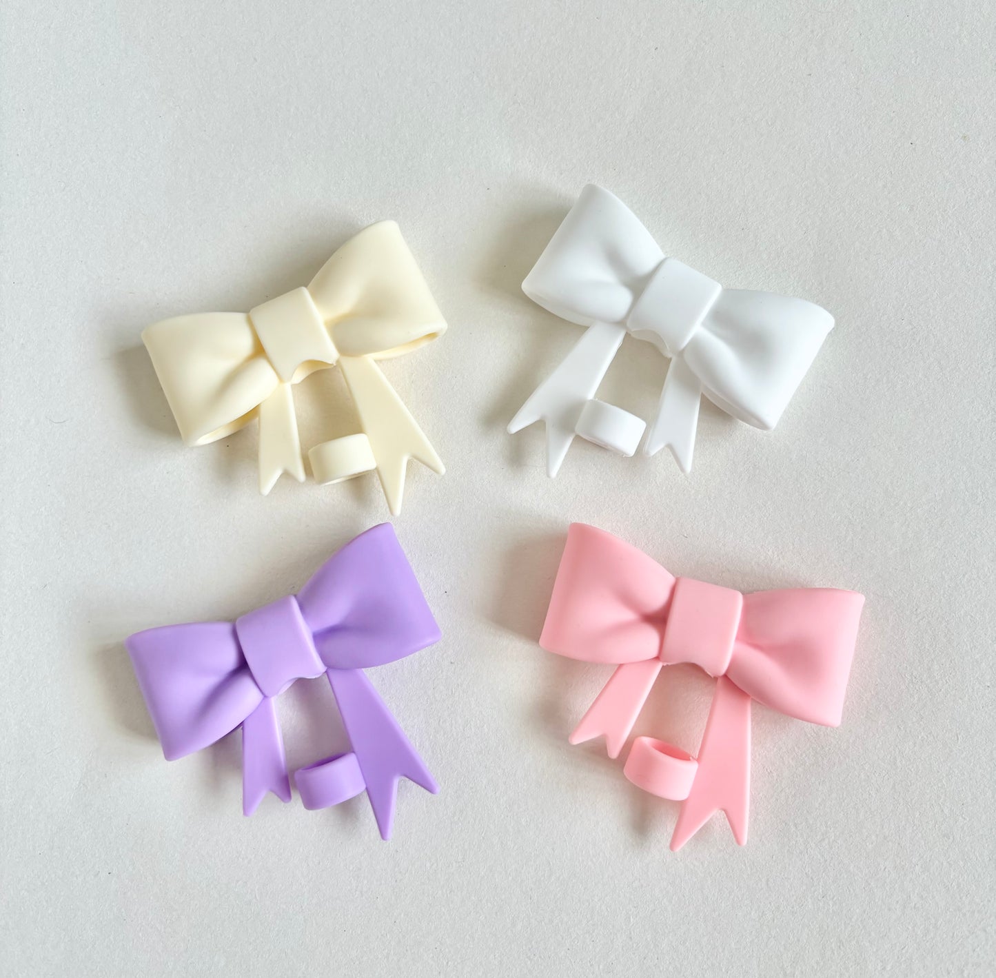 White Bow Topper