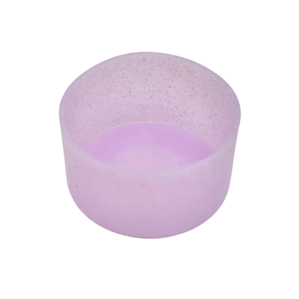 Purple Glitter Water Bottle Boot